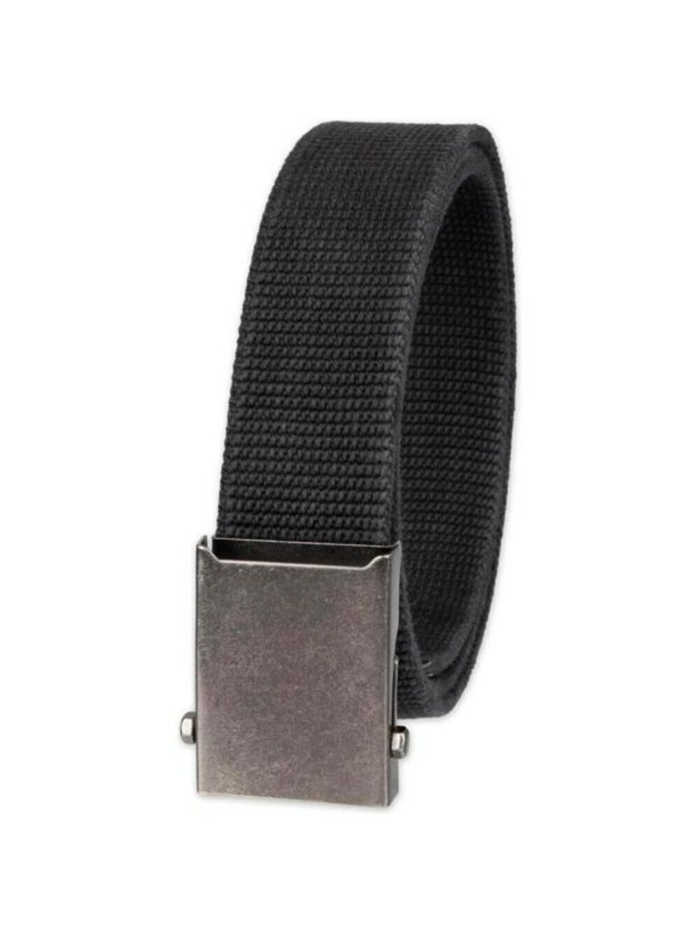 Unisex Military Web Belt Adjustable Cotton Strap with Metal Buckle Casual Fit